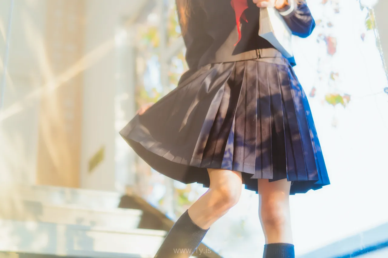 桜桃喵 NO.40 小小少女 黑色水手服